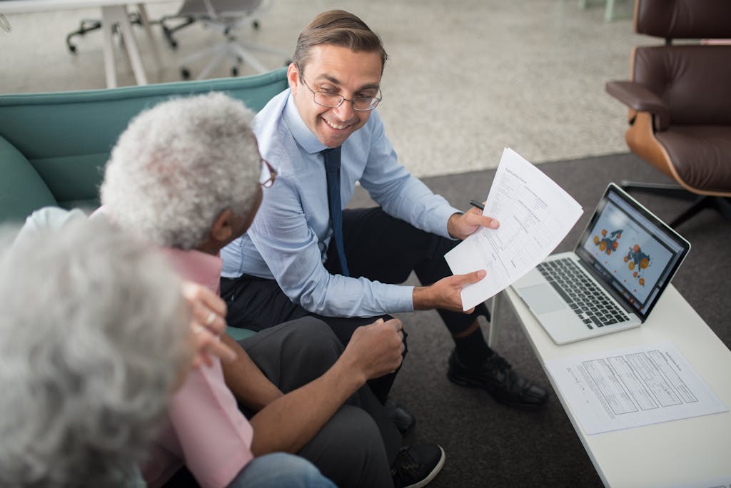 Arlington business owner analyzing web design costs and performance metrics